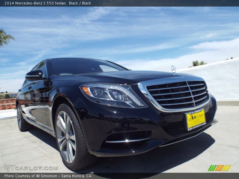 Black / Black 2014 Mercedes-Benz S 550 Sedan