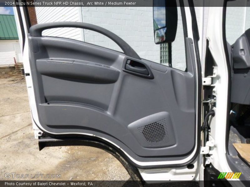 Arc White / Medium Pewter 2014 Isuzu N Series Truck NPR HD Chassis