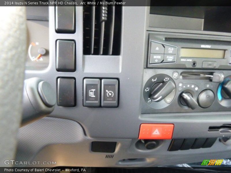 Arc White / Medium Pewter 2014 Isuzu N Series Truck NPR HD Chassis