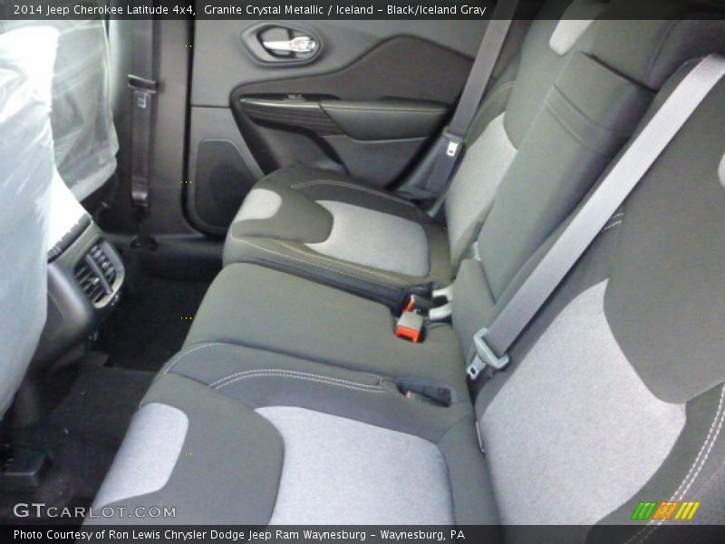 Granite Crystal Metallic / Iceland - Black/Iceland Gray 2014 Jeep Cherokee Latitude 4x4