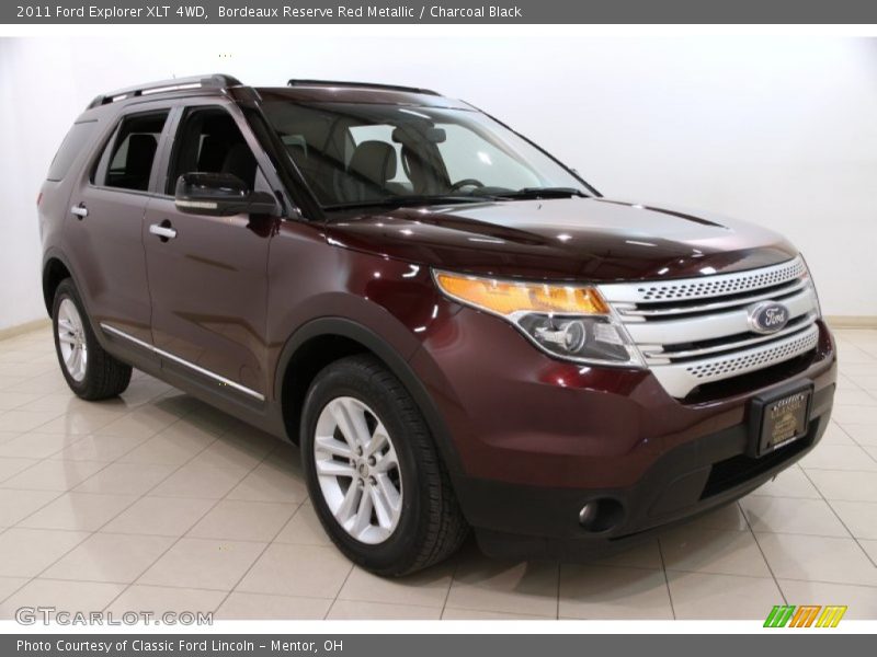 Bordeaux Reserve Red Metallic / Charcoal Black 2011 Ford Explorer XLT 4WD