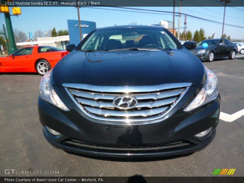 Midnight Black / Black 2011 Hyundai Sonata SE 2.0T