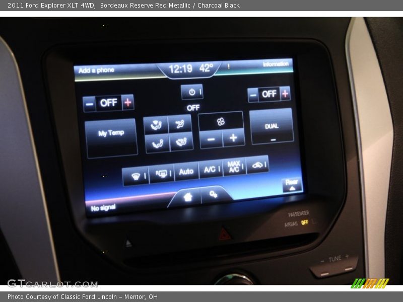 Bordeaux Reserve Red Metallic / Charcoal Black 2011 Ford Explorer XLT 4WD