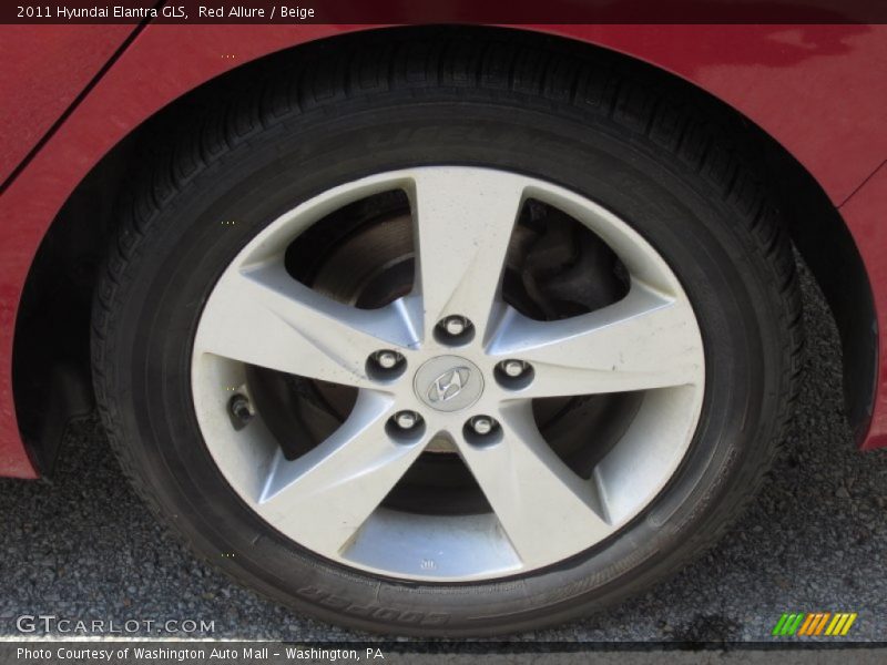 Red Allure / Beige 2011 Hyundai Elantra GLS