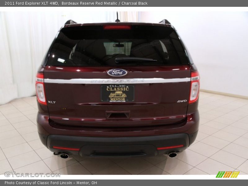 Bordeaux Reserve Red Metallic / Charcoal Black 2011 Ford Explorer XLT 4WD