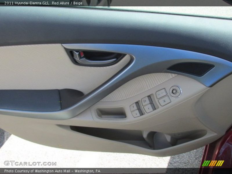 Red Allure / Beige 2011 Hyundai Elantra GLS