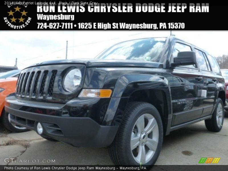 Black / Dark Slate Gray 2014 Jeep Patriot Latitude 4x4