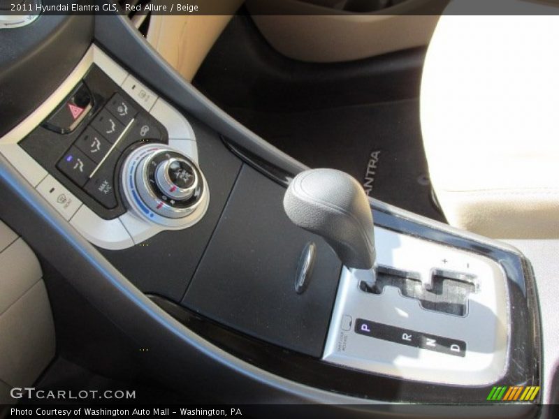 Red Allure / Beige 2011 Hyundai Elantra GLS