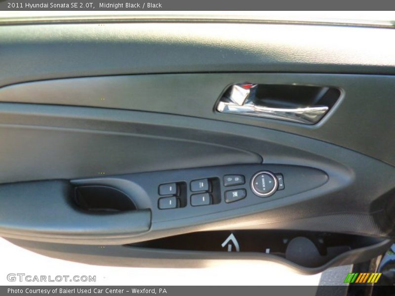 Midnight Black / Black 2011 Hyundai Sonata SE 2.0T