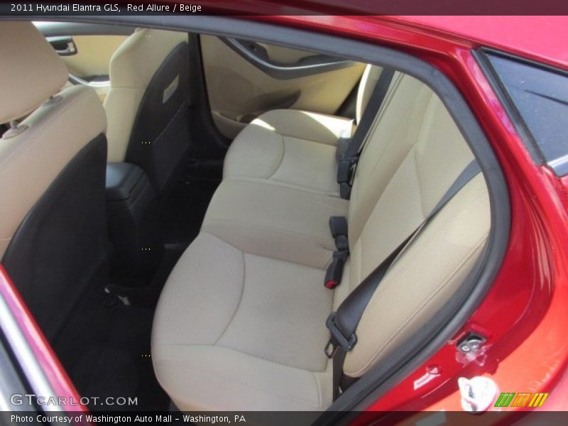 Red Allure / Beige 2011 Hyundai Elantra GLS