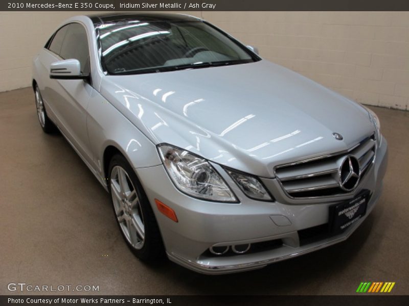 Iridium Silver Metallic / Ash Gray 2010 Mercedes-Benz E 350 Coupe