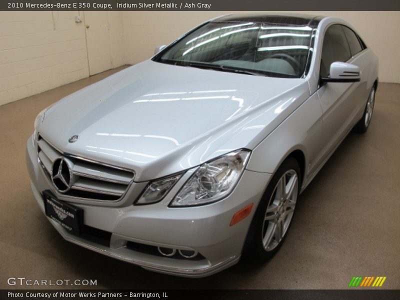 Iridium Silver Metallic / Ash Gray 2010 Mercedes-Benz E 350 Coupe