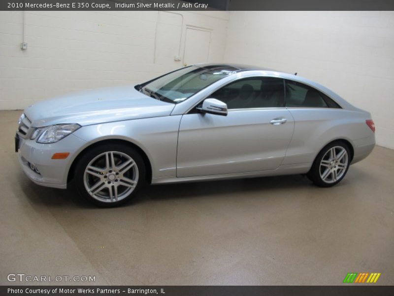 Iridium Silver Metallic / Ash Gray 2010 Mercedes-Benz E 350 Coupe