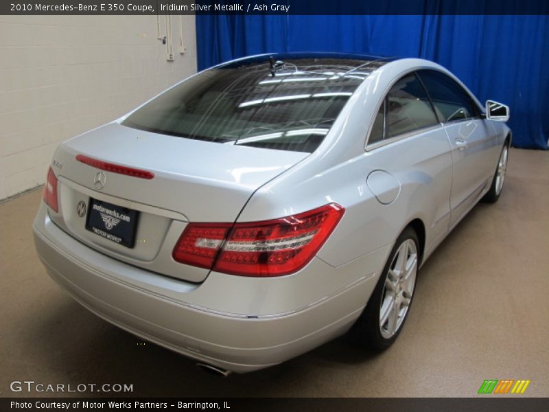 Iridium Silver Metallic / Ash Gray 2010 Mercedes-Benz E 350 Coupe