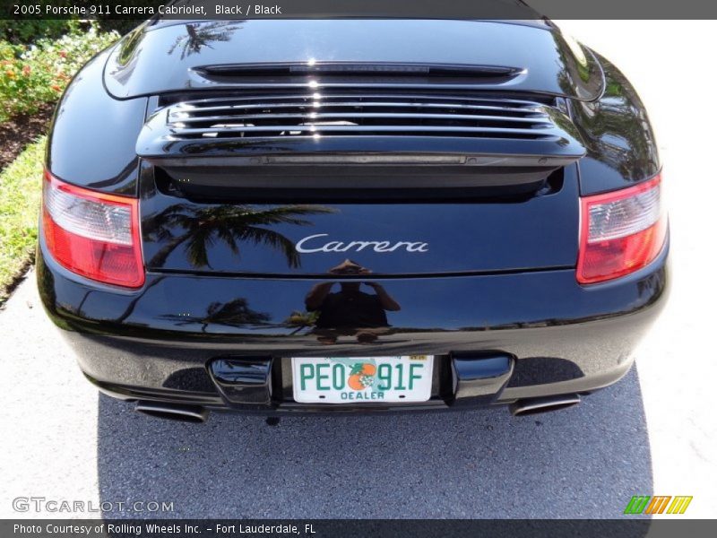 Black / Black 2005 Porsche 911 Carrera Cabriolet