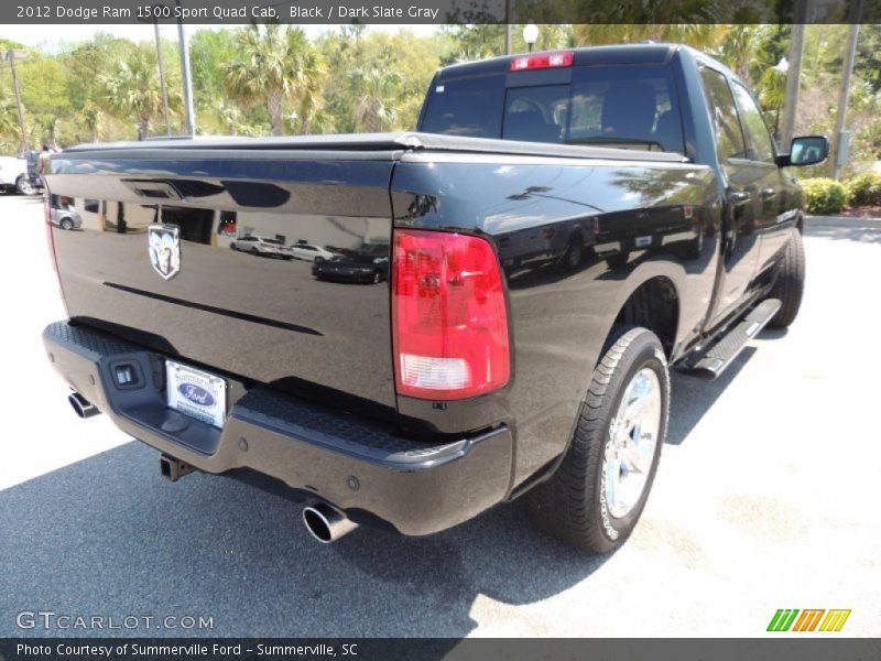 Black / Dark Slate Gray 2012 Dodge Ram 1500 Sport Quad Cab