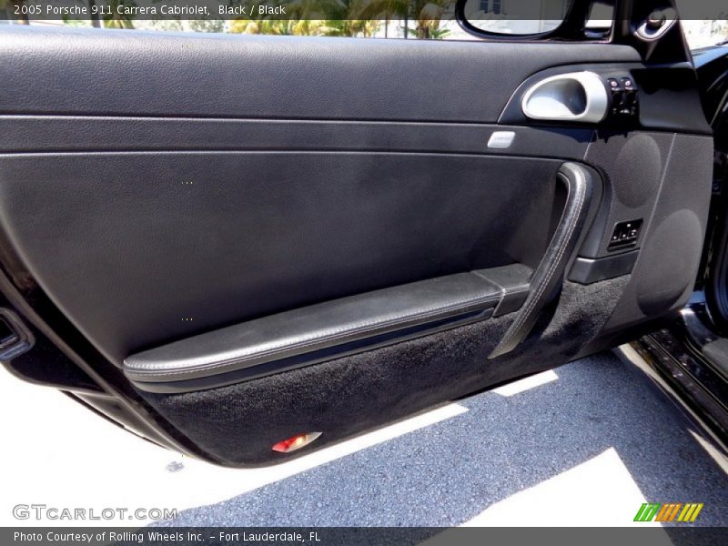 Black / Black 2005 Porsche 911 Carrera Cabriolet