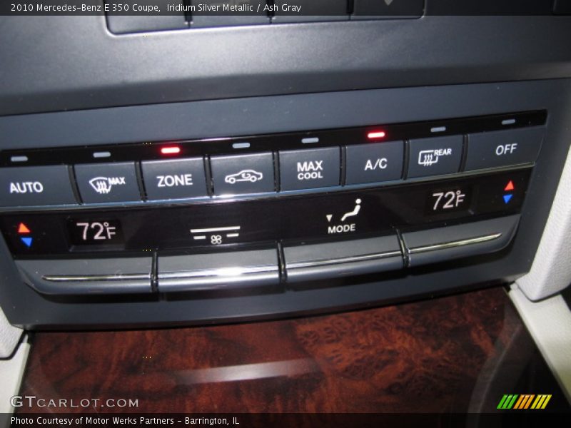 Iridium Silver Metallic / Ash Gray 2010 Mercedes-Benz E 350 Coupe