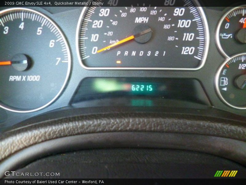 Quicksilver Metallic / Ebony 2009 GMC Envoy SLE 4x4