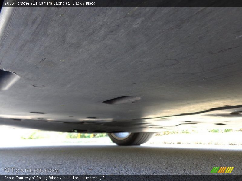 Undercarriage of 2005 911 Carrera Cabriolet