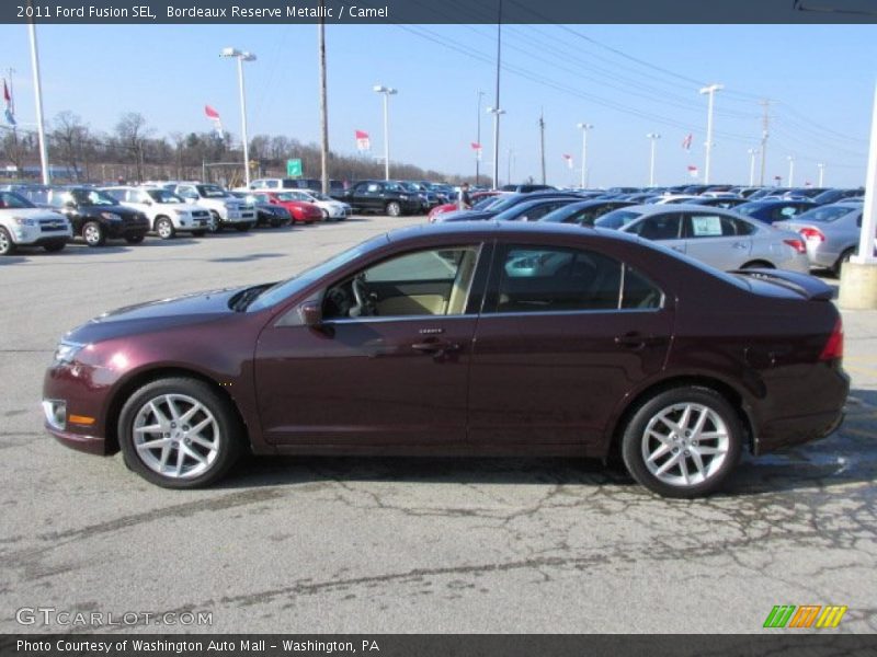 Bordeaux Reserve Metallic / Camel 2011 Ford Fusion SEL