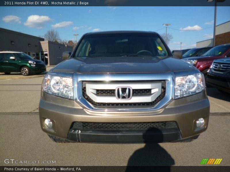 Mocha Metallic / Beige 2011 Honda Pilot EX 4WD