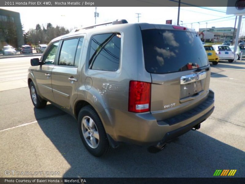 Mocha Metallic / Beige 2011 Honda Pilot EX 4WD