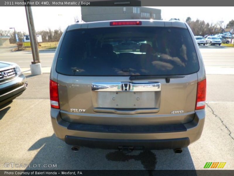 Mocha Metallic / Beige 2011 Honda Pilot EX 4WD