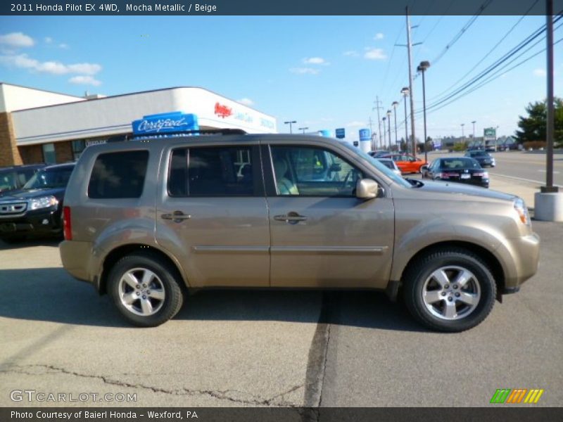 Mocha Metallic / Beige 2011 Honda Pilot EX 4WD
