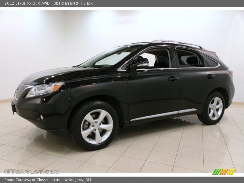 Front 3/4 View of 2012 RX 350 AWD