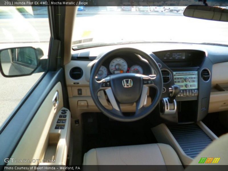 Mocha Metallic / Beige 2011 Honda Pilot EX 4WD