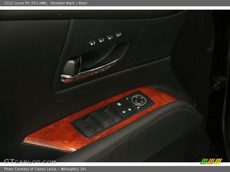 Obsidian Black / Black 2012 Lexus RX 350 AWD