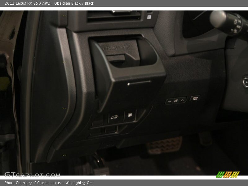 Obsidian Black / Black 2012 Lexus RX 350 AWD