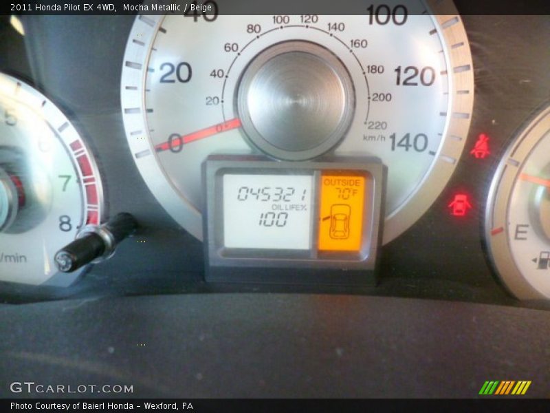 Mocha Metallic / Beige 2011 Honda Pilot EX 4WD