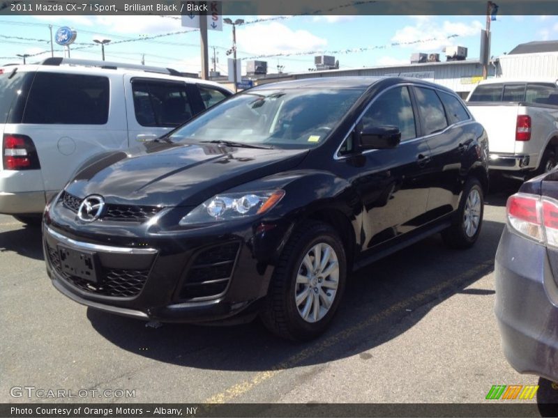 Brilliant Black / Black 2011 Mazda CX-7 i Sport