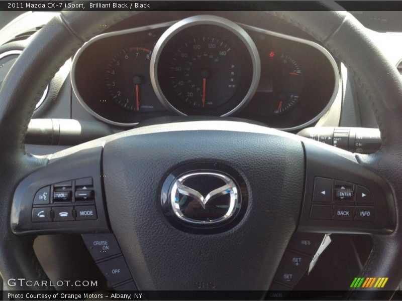 Brilliant Black / Black 2011 Mazda CX-7 i Sport