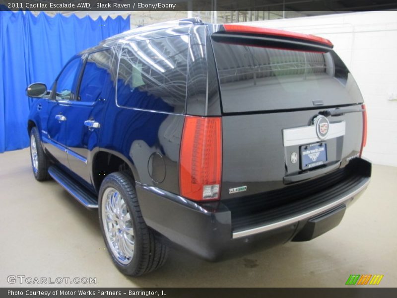 Black Raven / Ebony/Ebony 2011 Cadillac Escalade AWD