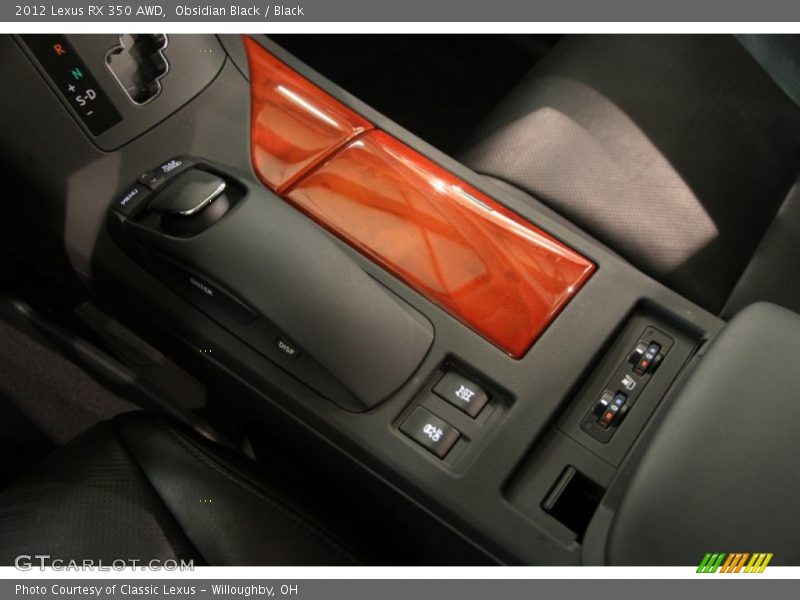 Obsidian Black / Black 2012 Lexus RX 350 AWD
