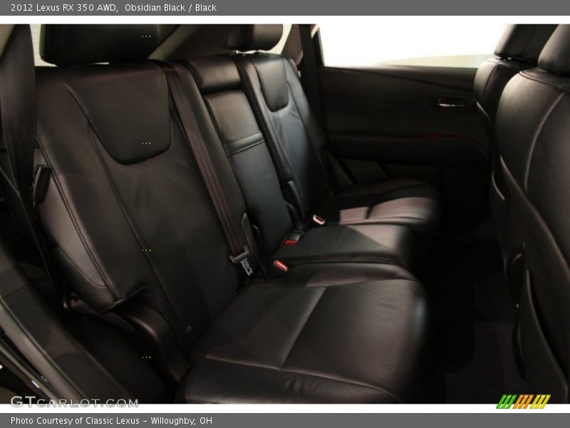Obsidian Black / Black 2012 Lexus RX 350 AWD