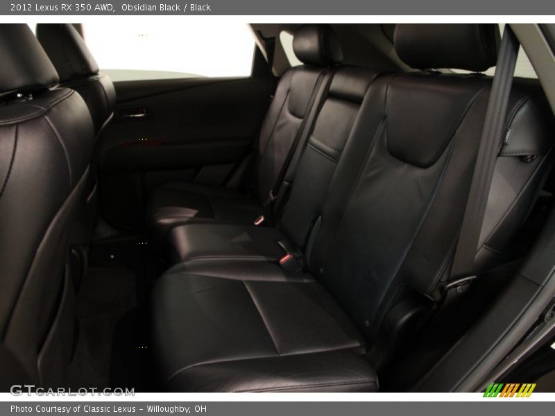 Obsidian Black / Black 2012 Lexus RX 350 AWD