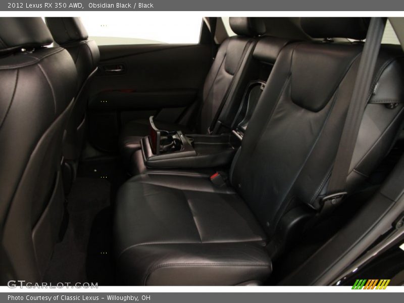 Obsidian Black / Black 2012 Lexus RX 350 AWD
