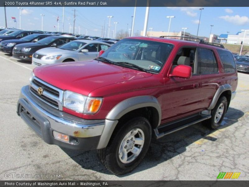 Sunfire Red Pearl / Oak 2000 Toyota 4Runner SR5 4x4