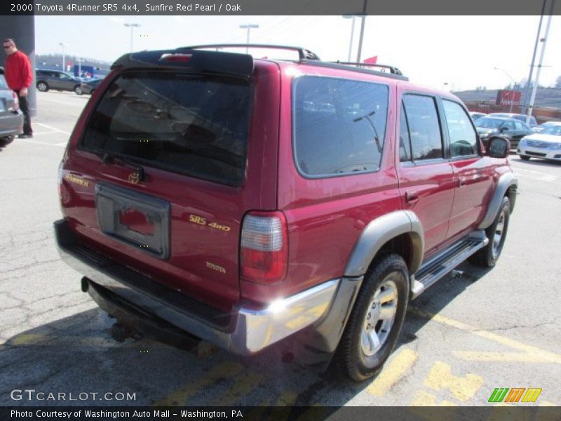 Sunfire Red Pearl / Oak 2000 Toyota 4Runner SR5 4x4