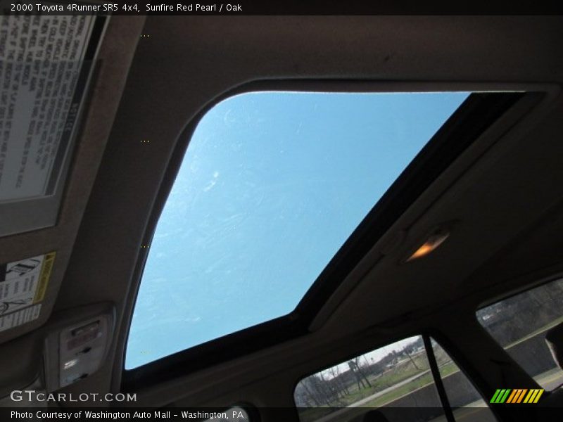 Sunfire Red Pearl / Oak 2000 Toyota 4Runner SR5 4x4