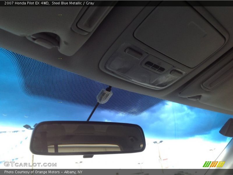 Steel Blue Metallic / Gray 2007 Honda Pilot EX 4WD