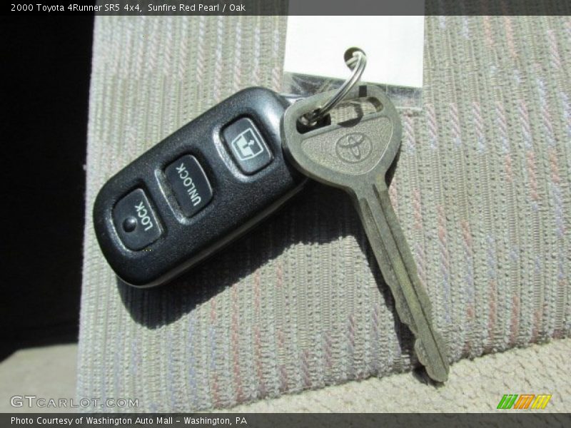 Sunfire Red Pearl / Oak 2000 Toyota 4Runner SR5 4x4