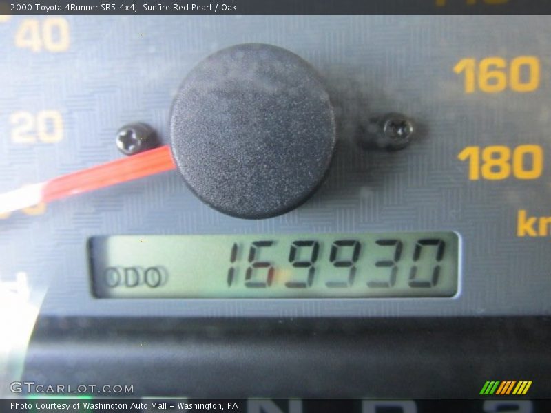 Sunfire Red Pearl / Oak 2000 Toyota 4Runner SR5 4x4