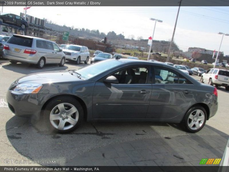 Dark Steel Gray Metallic / Ebony 2009 Pontiac G6 Sedan