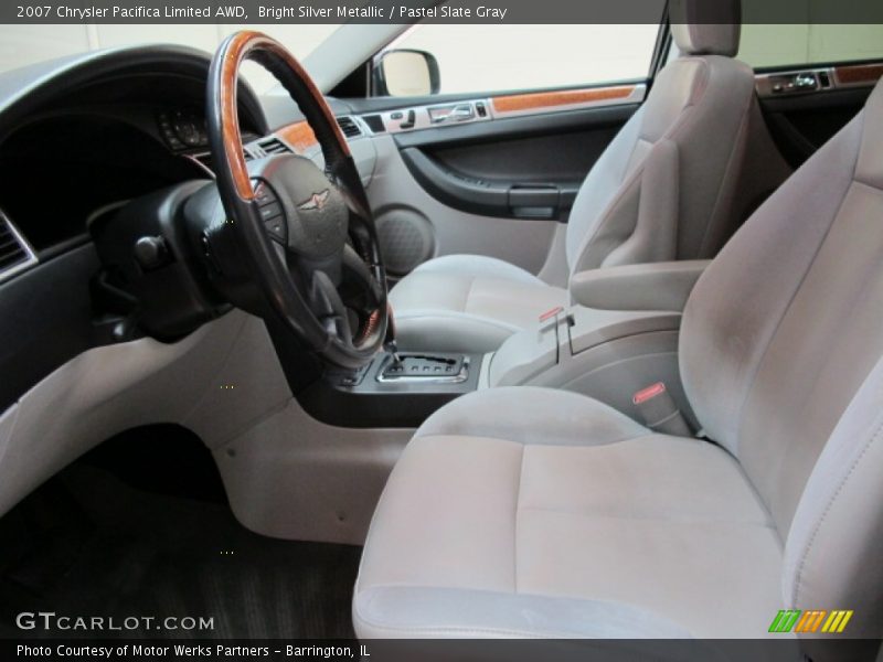 Bright Silver Metallic / Pastel Slate Gray 2007 Chrysler Pacifica Limited AWD