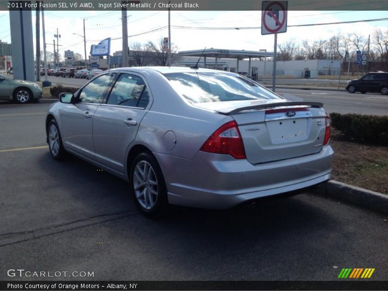 Ingot Silver Metallic / Charcoal Black 2011 Ford Fusion SEL V6 AWD